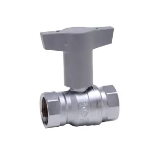comfort-Kugelhahn Universal bleifrei Gas u. Trinkw. DN 25 (1") Iso-T-Griff Ms/vc