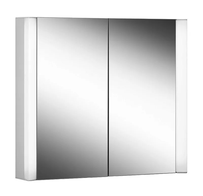Schneider Spiegelschrank ELS1 80/2/LED, 4000K, weiss