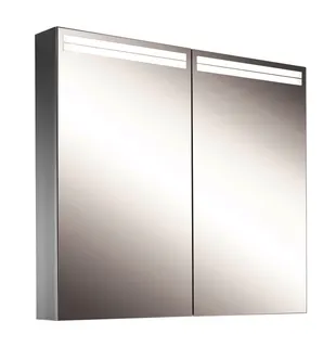 Schneider Spiegelschrank ARA 80/2/TW, silbereloxiert