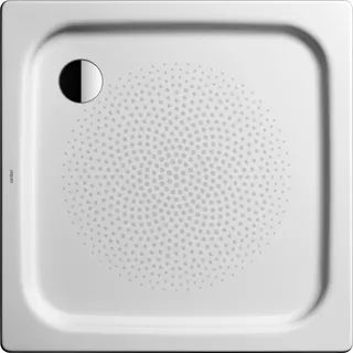 sanibel 1001-Stahl-Duschwanne extraflach A23 Antirutsch 800x800x65mm weiß