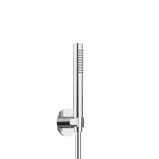 LIVING SPA Wannenset Halter 70 rund Stabhandbrause 1250mm Chrom