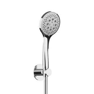 LIVING SPA Wannenset Halter 70 rund Handbrause 100mm Multi 1250mm Chrom