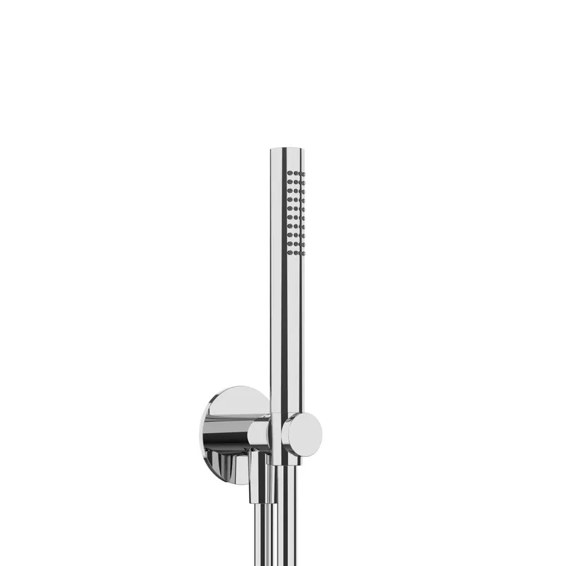LIVING SPA Wannenset ABG Halter 70 rund Stabhandbrause 1250mm Chrom