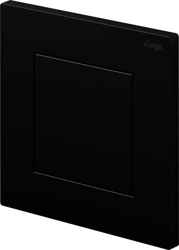 Viega Urinal Betätigungsplatte VfS 21 8611.2 aus Kunststoff in schwarz matt