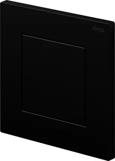 Viega Urinal Betätigungsplatte VfS 21 8611.2 aus Kunststoff in schwarz matt