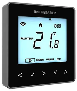 HEIMEIER neoStat V2 Raumthermostat 230 V, Smart Home, schwarz