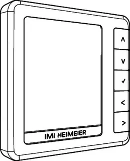 HEIMEIER HM-PRT Raumthermostat programmierbar, 230 V, weiß – Bild 3