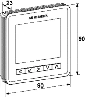 HEIMEIER neoAir V3 Raumthermostat kabellos, inkl. Batterien, Smart Home – Bild 4
