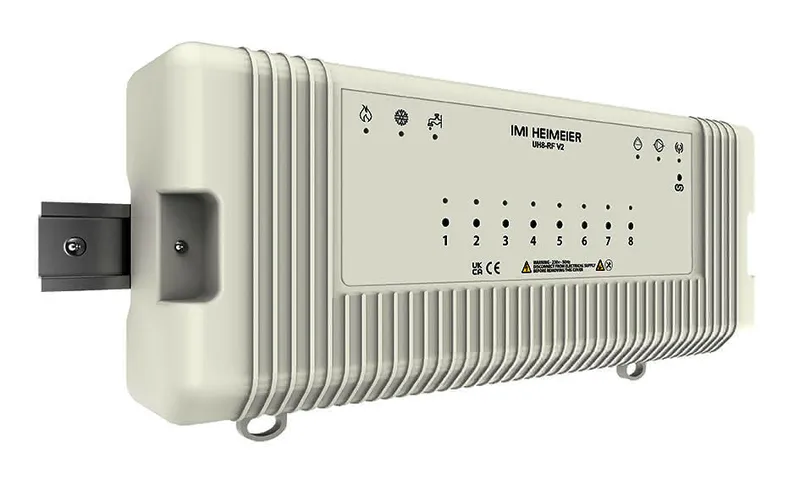 HEIMEIER UH8-RF V2 Klemmleiste, Funk für 8 Zonen, 230 V