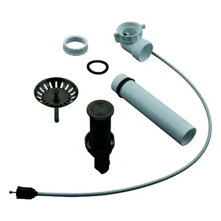 GROHE Zugstangen-Ablaufgarnitur 40986 Push-Exzenter f. Spülen hard graph. geb. – Bild 2