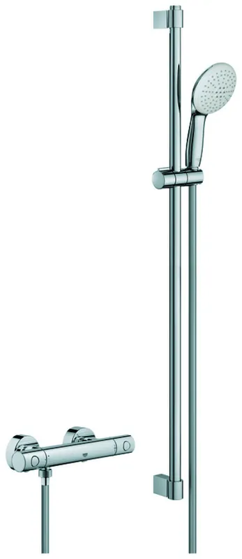 GROHE THM-Brausebatterie Grohtherm 800 C 34769_1 mit Brausegarnitur 900mm chrom