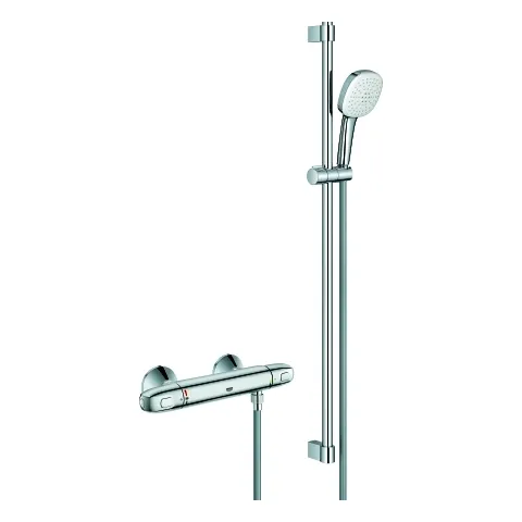 GROHE THM-Brausebatterie Grohtherm 1000 34824_5 mit Brausegarnitur 900mm chrom