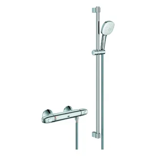 GROHE THM-Brausebatterie Grohtherm 1000 34824_5 mit Brausegarnitur 900mm chrom