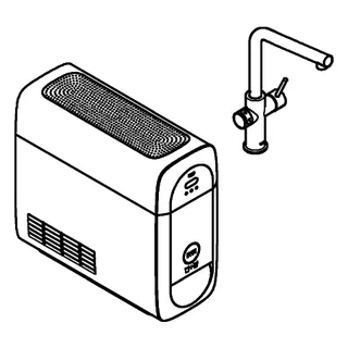 GROHE Starterkit GROHE Blue Home 31454_1 Bluetooth/WIFI L-Auslauf velvet black – Bild 4