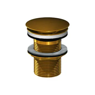 Schaftventil 1 1/4", BG 100 1693 BG, brushed gold