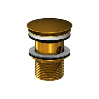 Ablaufgarnitur mit Druckverschluss, BG 100 1692 BG, brushed gold