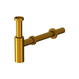 Designsiphon ohne Ablaufgarnitur, BG 100 1696 BG, brushed gold