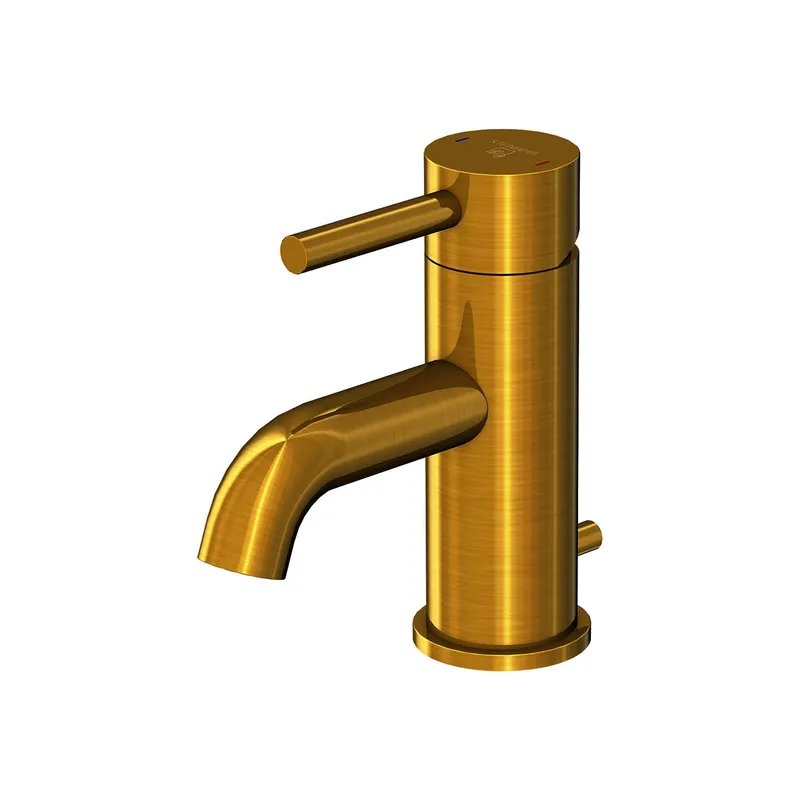 Steinberg Waschtisch-EHM mit Ablaufgarnitur 100 1000 BG, brushed gold