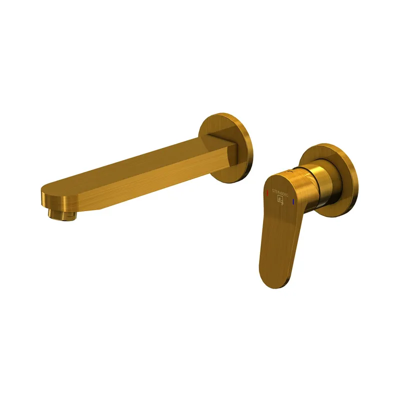 Steinberg Waschtisch-Wand-EHM (FMS) 340 1814 3 BG, brushed gold