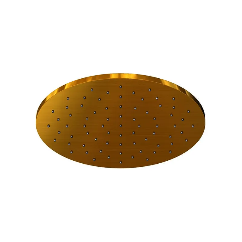 Regenbrause 250 x 8 mm, easy clean, BG 100 1686 BG, brushed gold