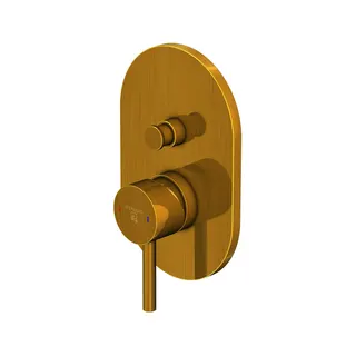 FMS für Wanne/Brause-EHM, BG 100 2103 3 BG, brushed gold