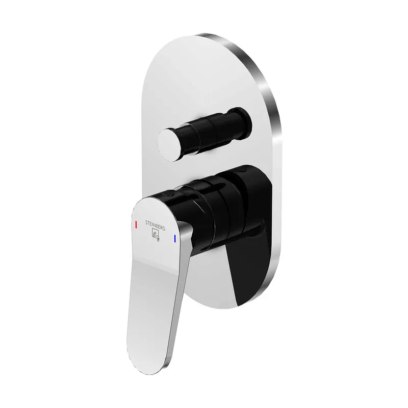 Steinberg Fertigmontageset für Wanne/Brause-EHM 340 2103 3, chrom