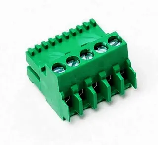 Stecker X110 dunkelgrün 5pin Stecker X 110 Mischer + Heizkreispumpe