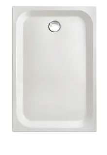 SCALIDO-Stahl-Duschwanne superflach mit Antirutsch_Sense m Waschtisch 1400x800x35mm weiß