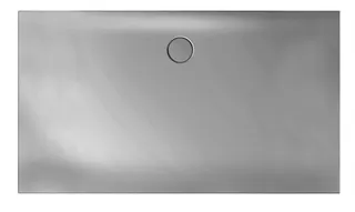 SCALIDO-Stahl-Duschfläche bodeneben mit Antirutsch_Sense 1400x900x30mm weiß