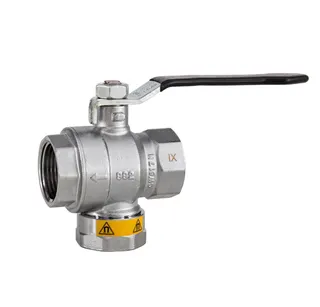 comfort-Heizungsfilterkugelhahn DN 25 (1") IG mit Magnet und Hebelgriff Ms/vc