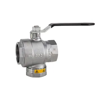comfort-Heizungsfilterkugelhahn DN 40 (11/2") IG mit Magnet u Hebelgriff Ms/vc