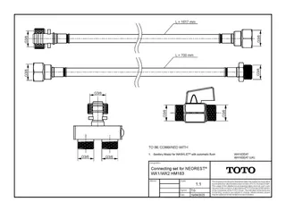 TOTO Anschlussset für NEOREST WX1/WX2 – Bild 2