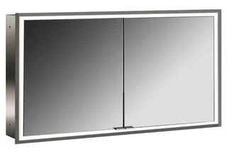 Emco Lichtspiegelschrank prime 05095 Unterputz, 2trg. 1300 mm alu.