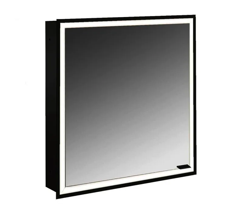 Emco Lichtspiegelschrank prime 13369 Unterputz, 1trg. 600 mm schw