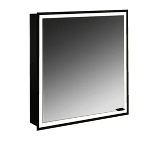 Emco Lichtspiegelschrank prime 13369 Unterputz, 1trg. 600 mm schw – Bild 1
