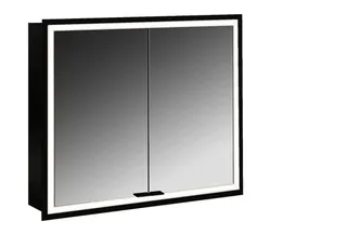Emco Lichtspiegelschrank prime 13372 Unterputz, 2trg. 800 mm schw – Bild 1