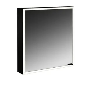 Emco Lichtspiegelschrank prime 13359 Aufputz, 1trg. 600 mm schw – Bild 1