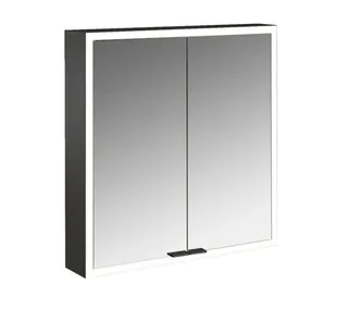 Emco Lichtspiegelschrank prime 13361 Aufputz, 2trg. 600 mm schw – Bild 1