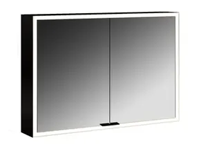 Emco Lichtspiegelschrank prime 13383 Aufputz, 2trg. 1000 mm schw – Bild 1