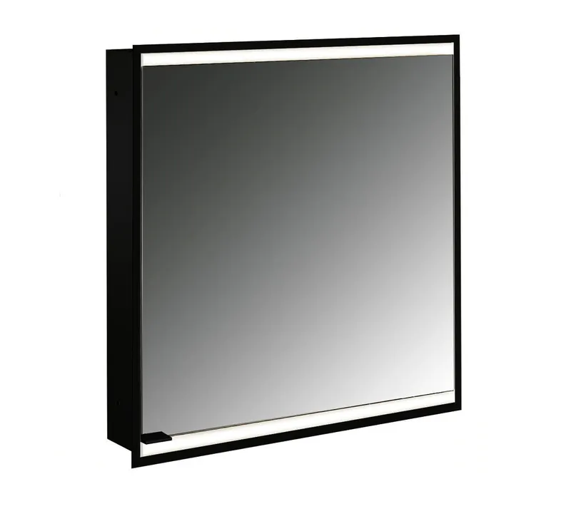 LED-SPS, schw, UP, 1-türig, 600mm, TA rechts design4YOU 2.0, waag. Bel.,RW SP,Lichtp.