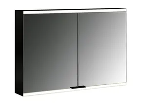 LED-SPS, schwarz, AP, 2-türig, 1000mm design4YOU 2.0, waag. Bel.,RW SP,Lichtp. – Bild 1