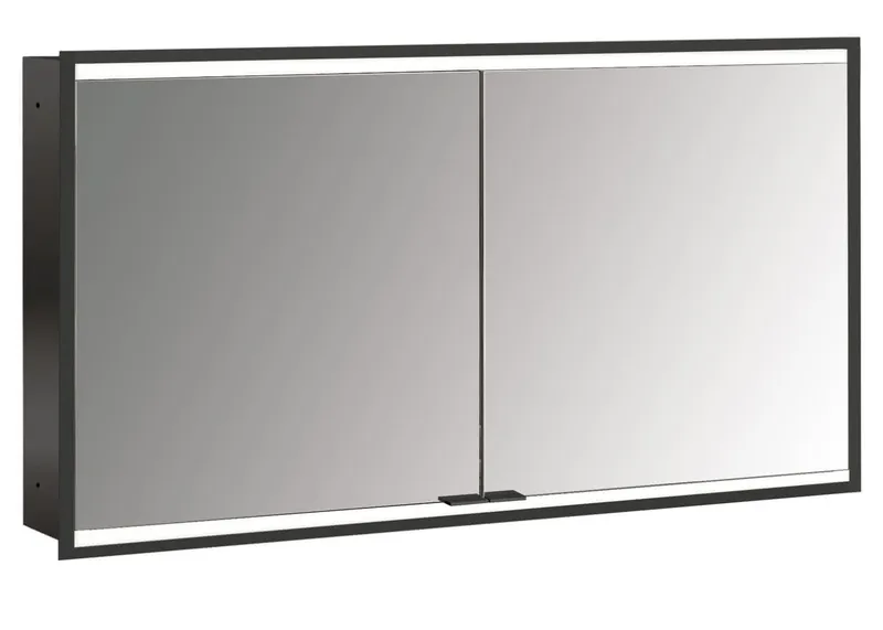 LED-SPS, schwarz, UP, 2-türig, 1300mm design4YOU 2.0, waag. Bel.,RW SP,Lichtp.