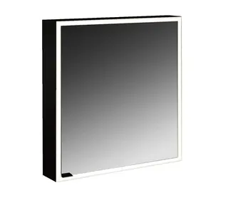 LED-SPS, schw, AP, 1-türig, 600mm, TA rechts design4YOU 2.0, uml. Bel.,RW SP,Lichtp. – Bild 1
