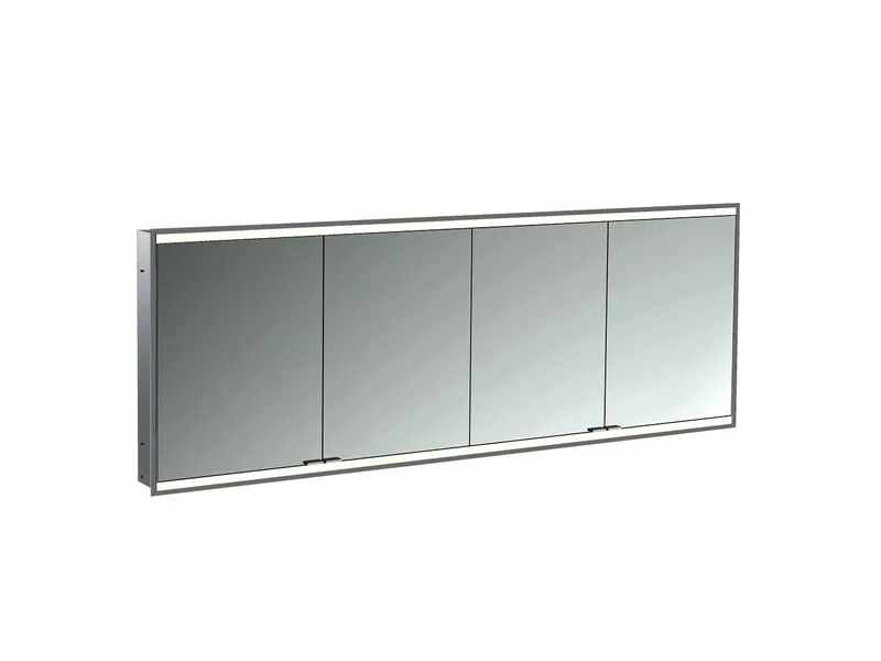 LED-SPS, ALU, UP, 4-türig, 1800mm design4YOU 2.0, waag. Bel.,RW SP,Lichtp.