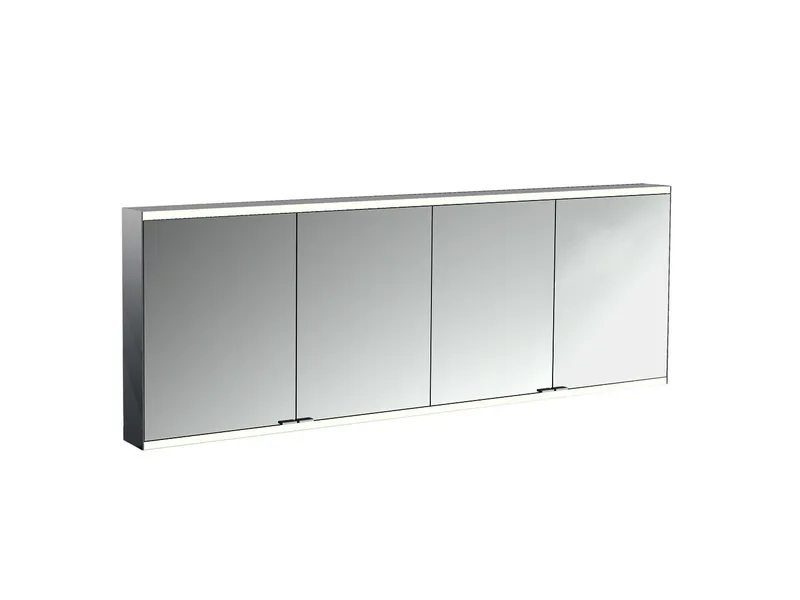 LED-SPS, schwarz, AP, 4-türig, 2000mm design4YOU 2.0, waag. Bel.,RW SP,Lichtp.