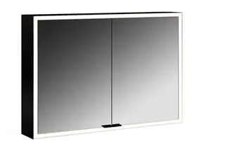 LED-SPS, schwarz, AP, 2-türig, 1000mm design4YOU 2.0, uml. Bel.,RW SP,Lichtp.