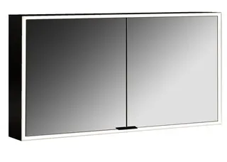 LED-SPS, schwarz, AP, 2-türig, 1300mm design4YOU 2.0, uml. Bel.,RW SP,Lichtp.