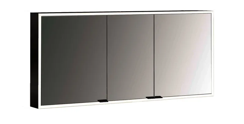 LED-SPS, schwarz, AP, 3-türig, 1400mm design4YOU 2.0, uml. Bel.,RW SP,Lichtp.