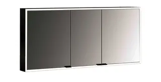 LED-SPS, schwarz, AP, 3-türig, 1400mm design4YOU 2.0, uml. Bel.,RW SP,Lichtp.
