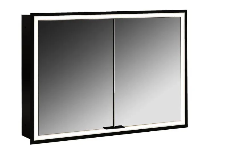LED-SPS, schwarz, UP, 2-türig, 1000mm design4YOU 2.0, uml. Bel.,RW SP,Lichtp.